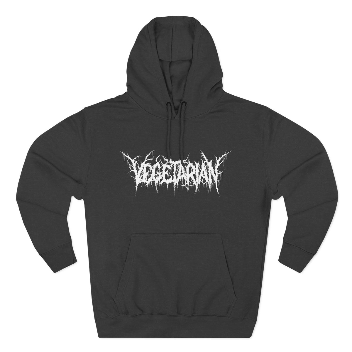 Vegetarian Metal Font Hoodie