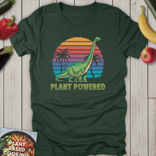 Plant Powered 8-bit Dinosaur Sunset!