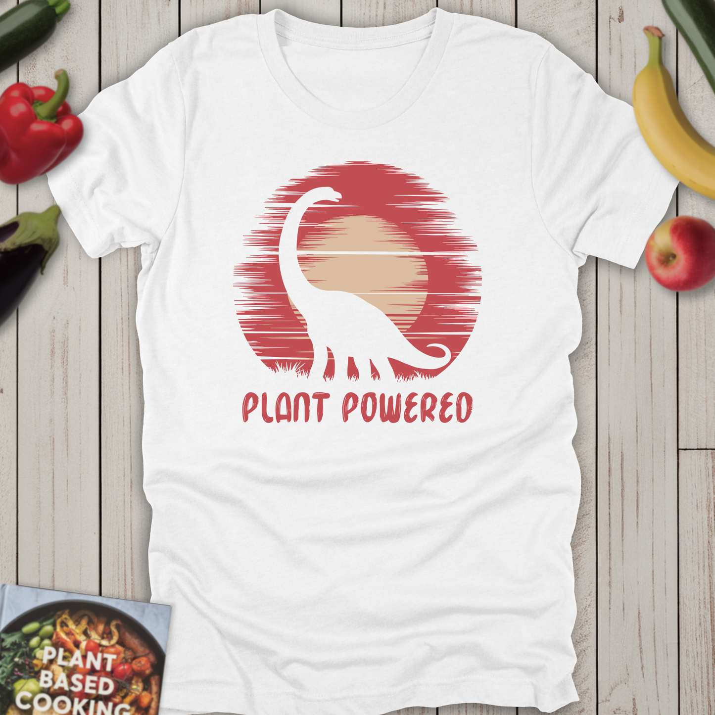 Plant Powered Sunset Brontosaurus