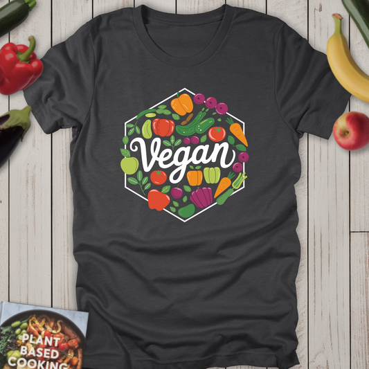 Vegan Hexagon Art