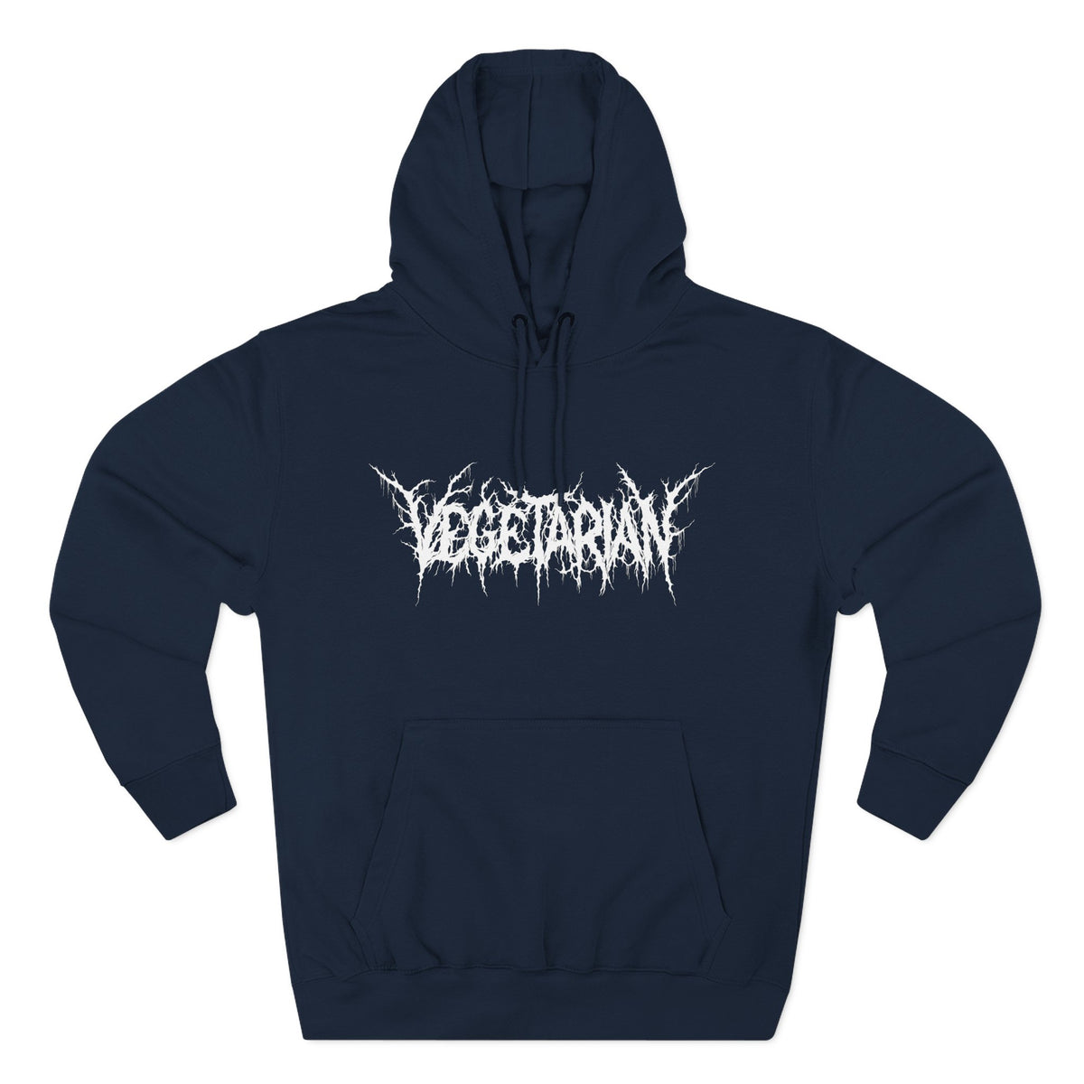Vegetarian Metal Font Hoodie